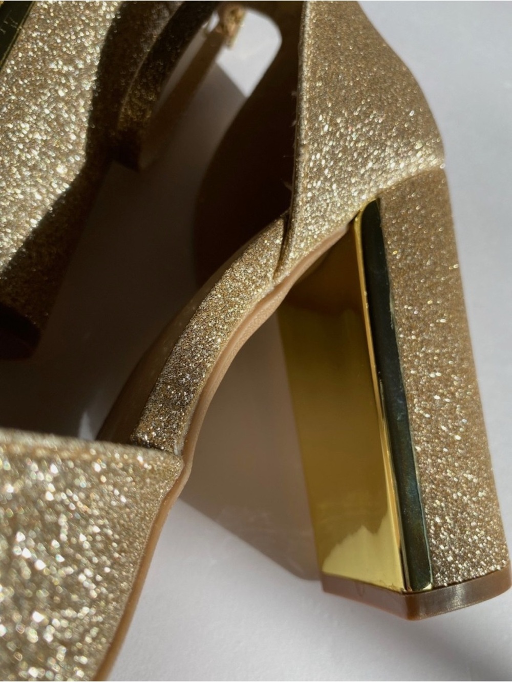 Lulu's Glamours Gold Heels - Picture 14 of 14